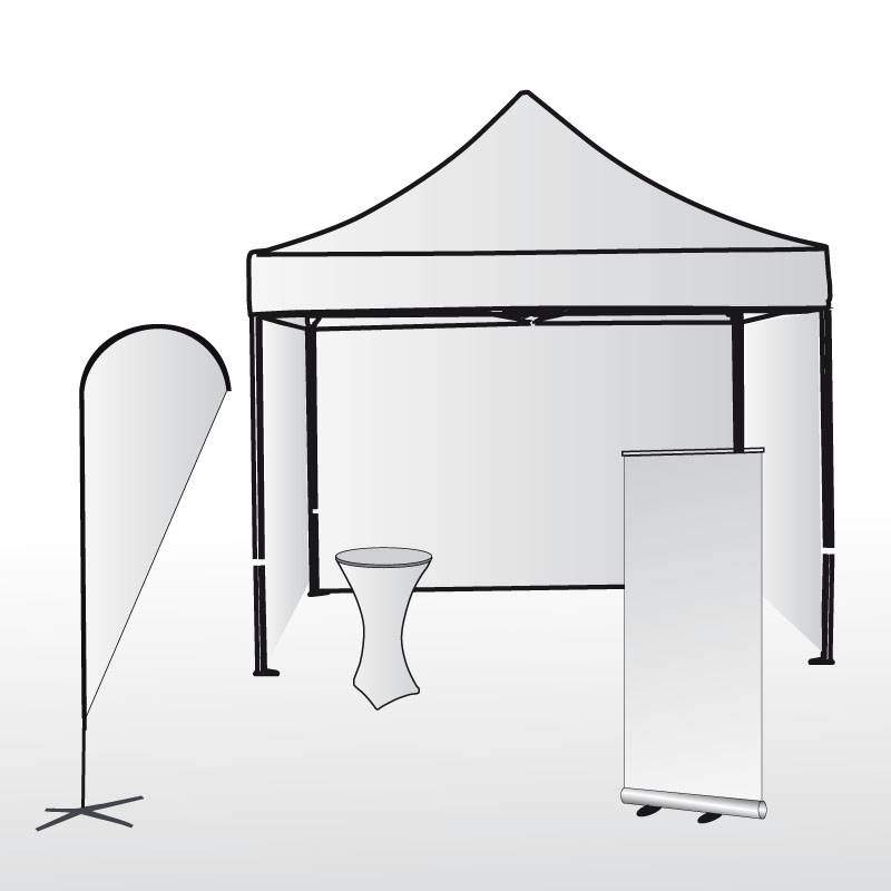 Stand de 8m2 (4 x 2m)